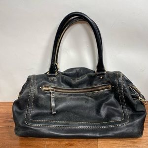 Kate Spade distressed black leather purse